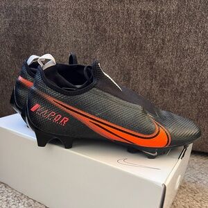 Nike Vapor Cleats - Black with Orange Accents (Men’s)